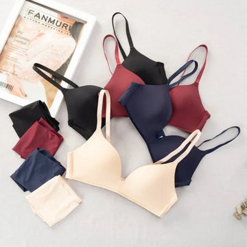 (Pack of 6) Women Comfort Fit Women's Bra & Panty Lingerie Set | L-06