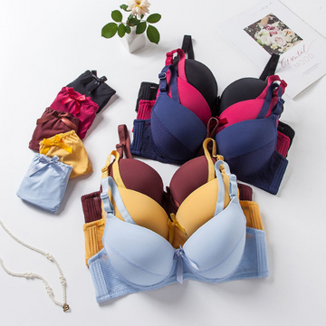 (Pack of 6) Women's Bra Panty Lingerie Set for Girl's Combo | L-56