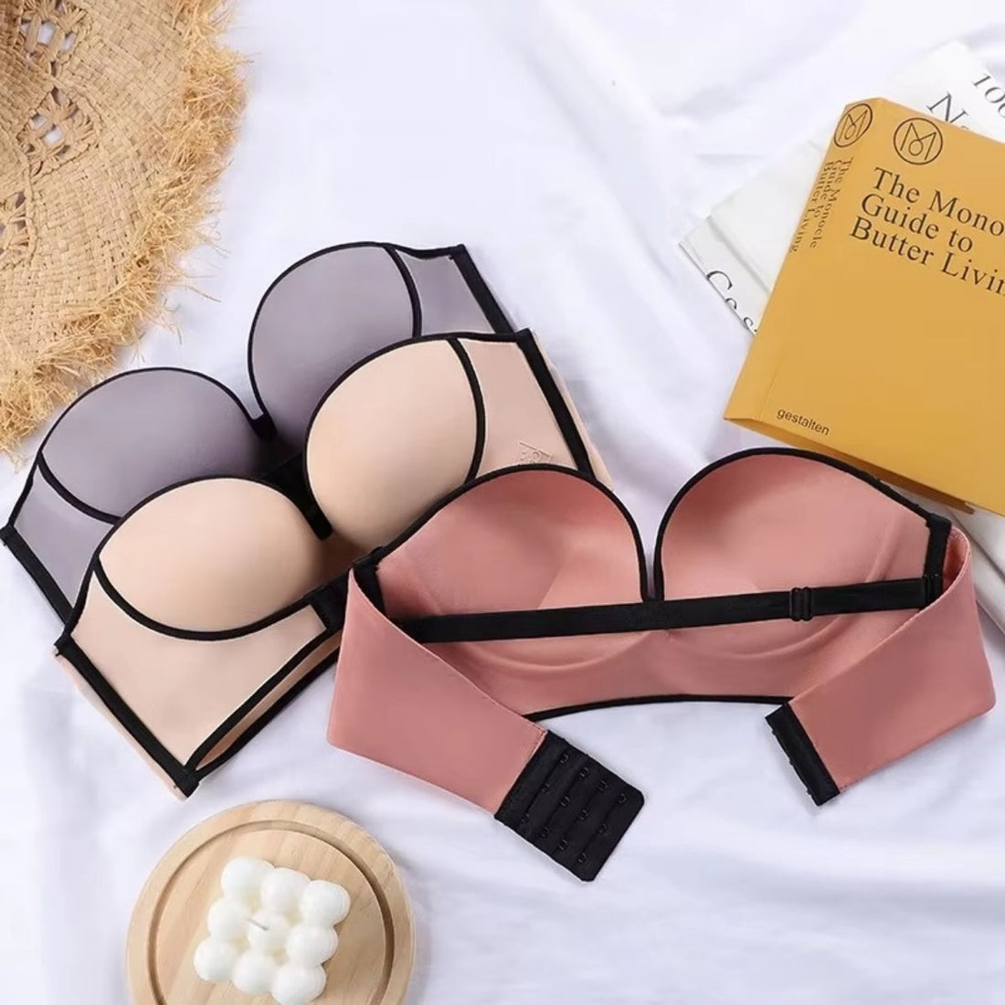4-Pack Premium Quality Strapless Bra – Ultimate Comfort & Support | SB -11