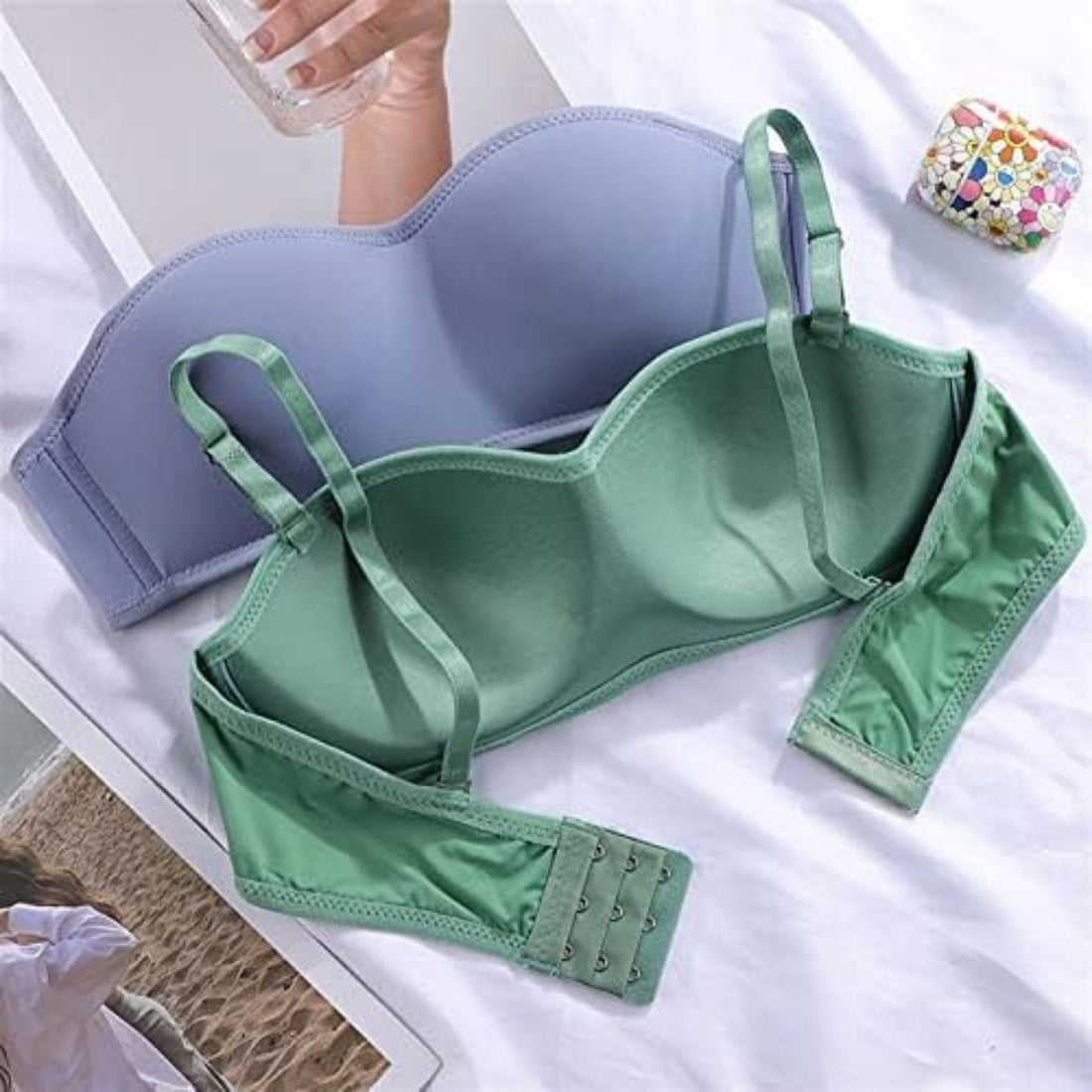 4-Pack Premium Quality Strapless Bra – Ultimate Comfort & Support | SB -17